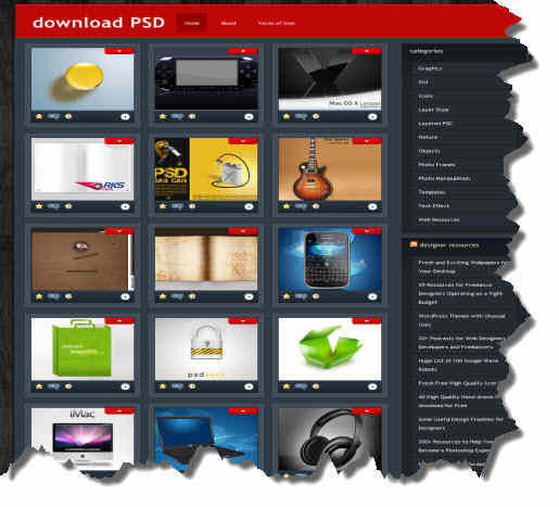 Free Photoshop PSD Files