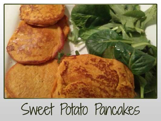 Sweet Potato Pancakes (no flour)