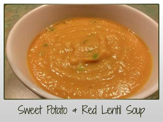 Sweet Potato & Red Lentil Soup