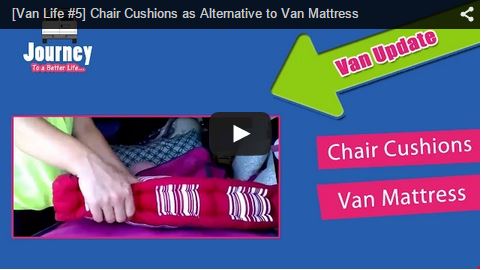 Chair Cushions as Alternative to Van Mattress [Video]