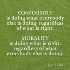 conformity-morality