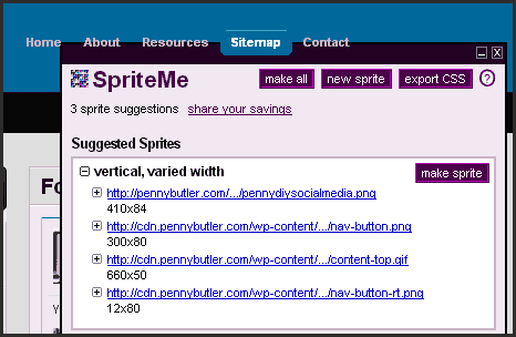 CSS Sprites how to